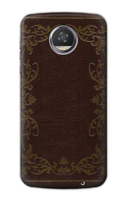 S3553 ヴィンテージブックカバー Vintage Book Cover Motorola Moto Z2 Play, Z2 Force バックケース、フリップケース・カバー