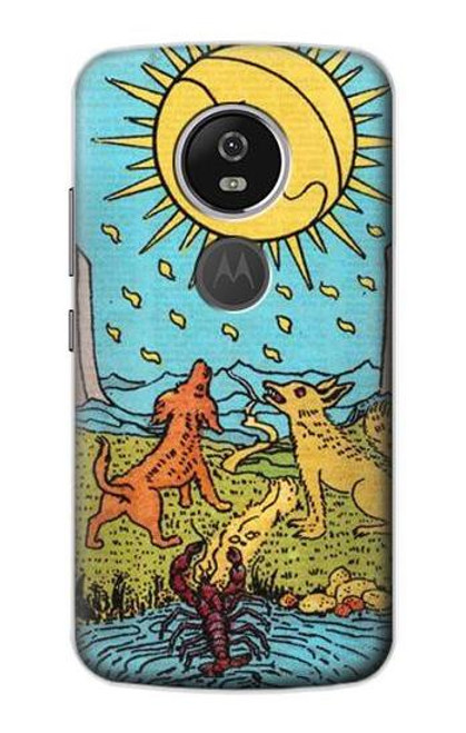 S3435 タロットカード月 Tarot Card Moon Motorola Moto E5 Plus バックケース、フリップケース・カバー