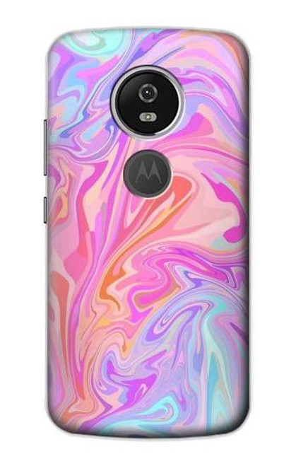 S3444 デジタルアートカラフルな液体 Digital Art Colorful Liquid Motorola Moto E5 Plus バックケース、フリップケース・カバー