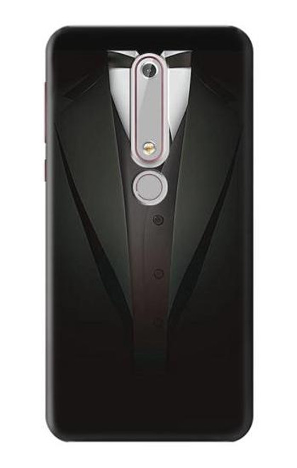 S3534 メンズスーツ Men Suit Nokia 6.1, Nokia 6 2018 バックケース、フリップケース・カバー