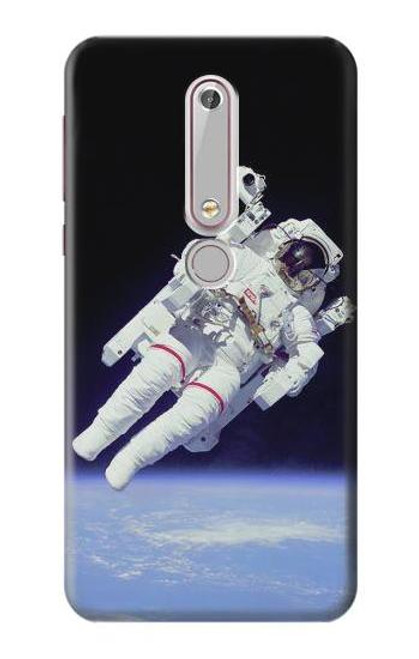 S3616 宇宙飛行士 Astronaut Nokia 6.1, Nokia 6 2018 バックケース、フリップケース・カバー