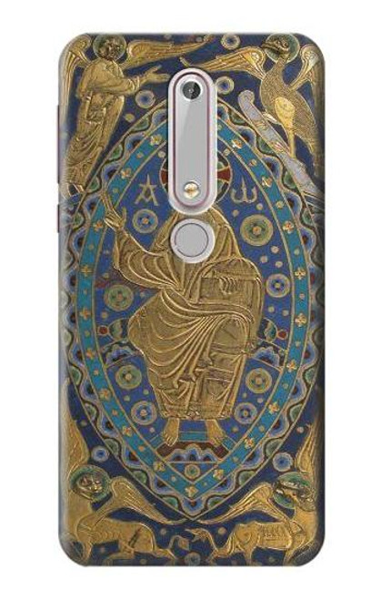 S3620 ブックカバーキリスト Book Cover Christ Majesty Nokia 6.1, Nokia 6 2018 バックケース、フリップケース・カバー