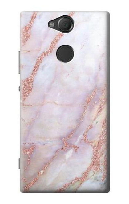 S3482 ピンクの大理石のグラフィックプリント Soft Pink Marble Graphic Print Sony Xperia XA2 バックケース、フリップケース・カバー