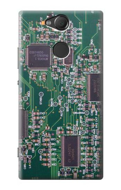 S3519 電子回路基板のグラフィック Electronics Circuit Board Graphic Sony Xperia XA2 バックケース、フリップケース・カバー