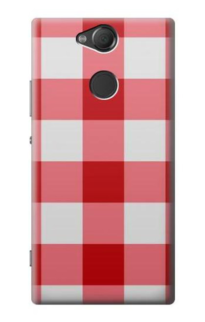 S3535 レッドギンガム Red Gingham Sony Xperia XA2 バックケース、フリップケース・カバー