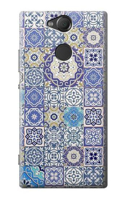 S3537 モロッコのモザイクパターン Moroccan Mosaic Pattern Sony Xperia XA2 バックケース、フリップケース・カバー