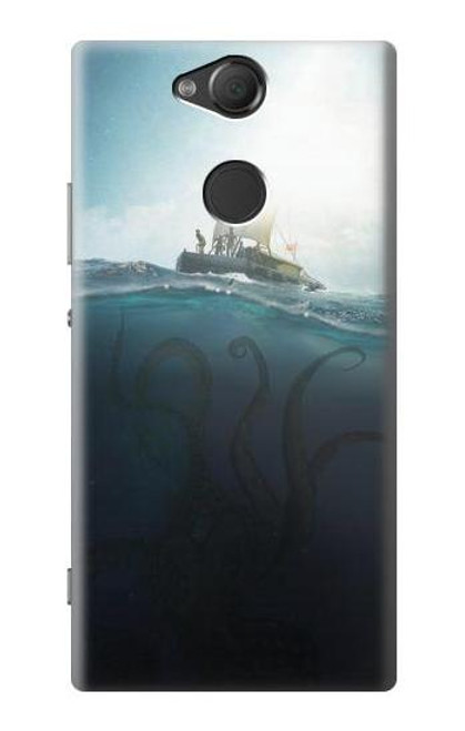 S3540 巨大なタコ Giant Octopus Sony Xperia XA2 バックケース、フリップケース・カバー