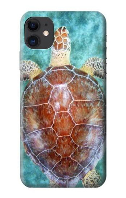 S1424 ウミガメ Sea Turtle iPhone 11 バックケース、フリップケース・カバー