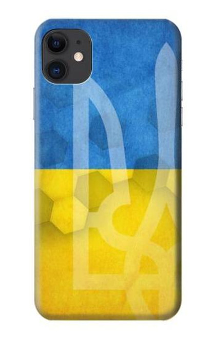 S3006 ウクライナサッカー Ukraine Football Soccer Flag iPhone 11 バックケース、フリップケース・カバー