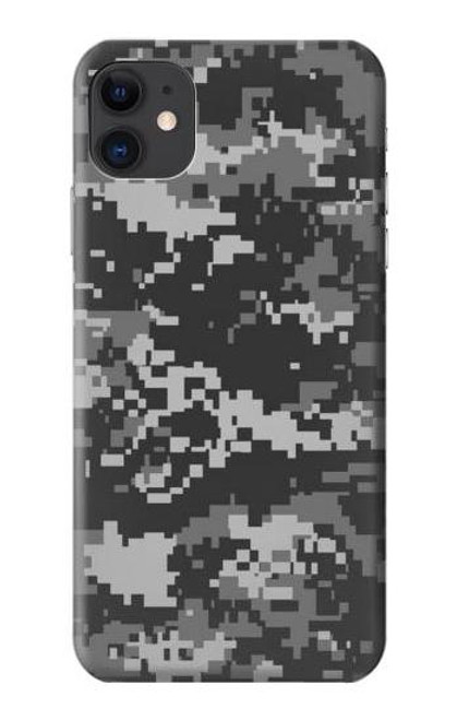 S3293 アーバンブラックカモ迷彩 Urban Black Camo Camouflage iPhone 11 バックケース、フリップケース・カバー