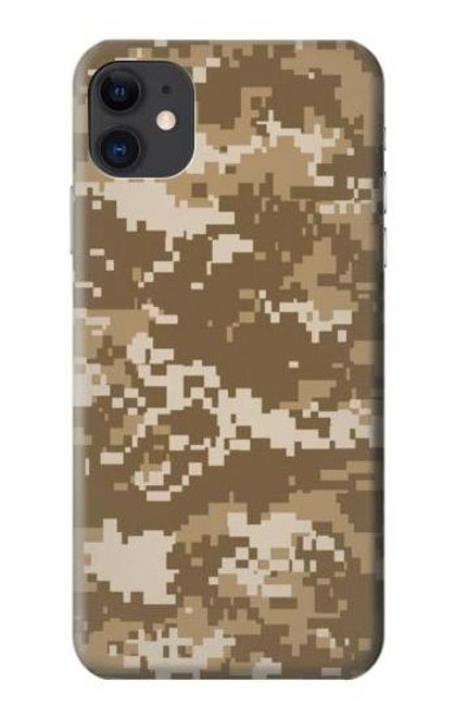 S3294 陸軍砂漠タンコヨーテカモ迷彩 Army Desert Tan Coyote Camo Camouflage iPhone 11 バックケース、フリップケース・カバー