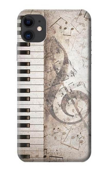 S3390 音符 Music Note iPhone 11 バックケース、フリップケース・カバー