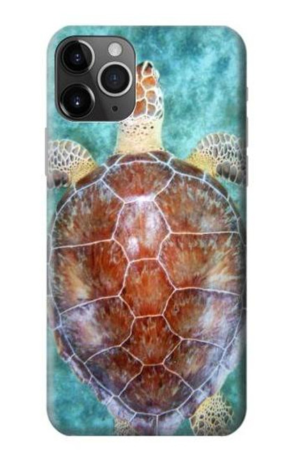 S1424 ウミガメ Sea Turtle iPhone 11 Pro バックケース、フリップケース・カバー