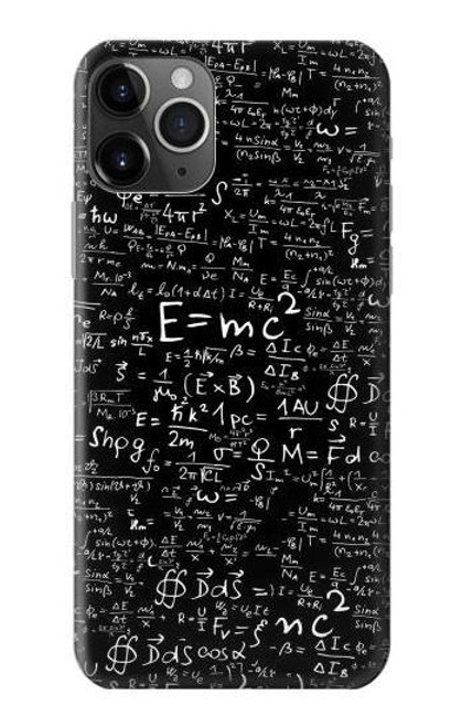 S2574 数学物理学黒板式 Mathematics Physics Blackboard Equation iPhone 11 Pro バックケース、フリップケース・カバー