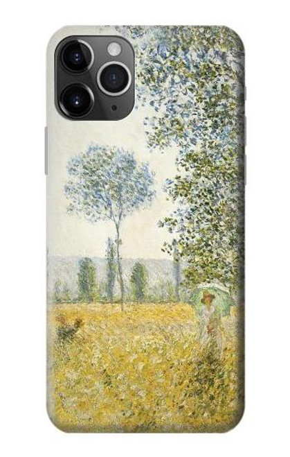 S2682 クロード・モネ 春の野 Claude Monet Fields In Spring iPhone 11 Pro バックケース、フリップケース・カバー