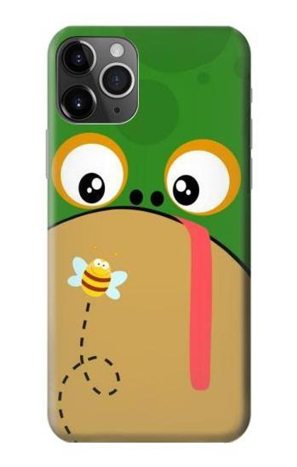 S2765 かわいいカエル ハチ 漫画 Frog Bee Cute Cartoon iPhone 11 Pro バックケース、フリップケース・カバー