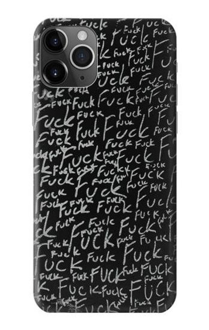 S3478 面白い言葉黒板 Funny Words Blackboard iPhone 11 Pro バックケース、フリップケース・カバー