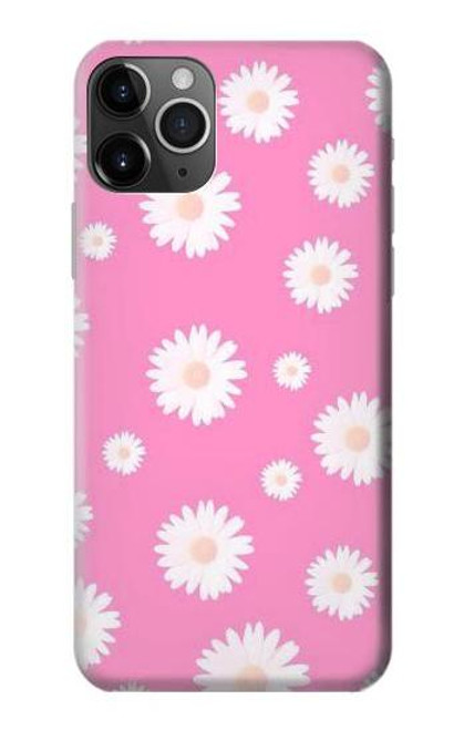 S3500 ピンクの花柄 Pink Floral Pattern iPhone 11 Pro バックケース、フリップケース・カバー