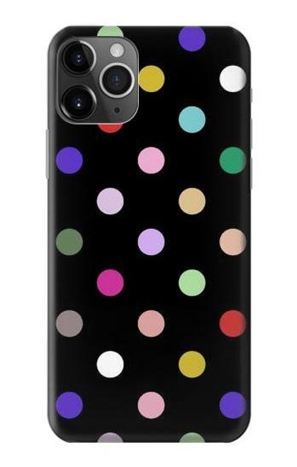 S3532 カラフルな水玉 Colorful Polka Dot iPhone 11 Pro バックケース、フリップケース・カバー