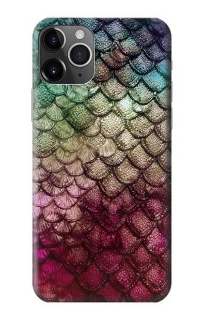 S3539 人魚の鱗 Mermaid Fish Scale iPhone 11 Pro バックケース、フリップケース・カバー