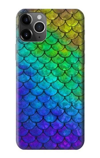 S2930 人魚のスケール Mermaid Fish Scale iPhone 11 Pro Max バックケース、フリップケース・カバー