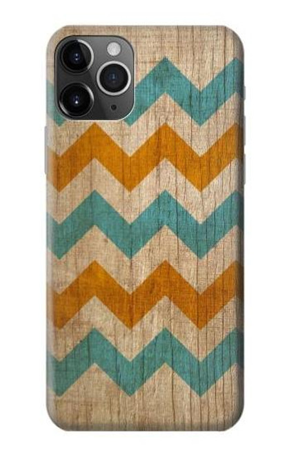 S3033 ヴィヴィッドシェブロングラフィック Vintage Wood Chevron Graphic Printed iPhone 11 Pro Max バックケース、フリップケース・カバー