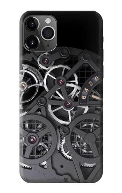 S3176 時計の中 Inside Watch Black iPhone 11 Pro Max バックケース、フリップケース・カバー