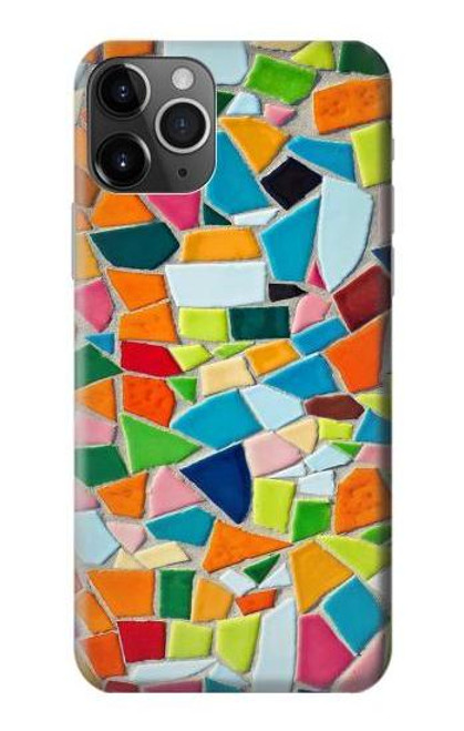 S3391 モザイクアートグラフィック Abstract Art Mosaic Tiles Graphic iPhone 11 Pro Max バックケース、フリップケース・カバー