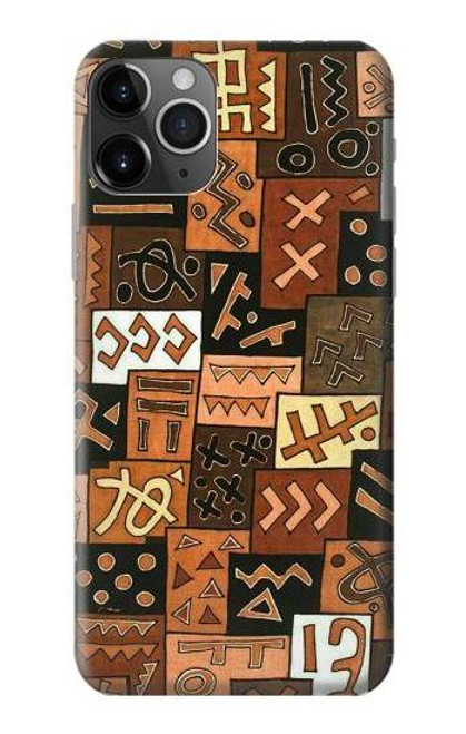 S3460 マリ芸術 Mali Art Pattern iPhone 11 Pro Max バックケース、フリップケース・カバー