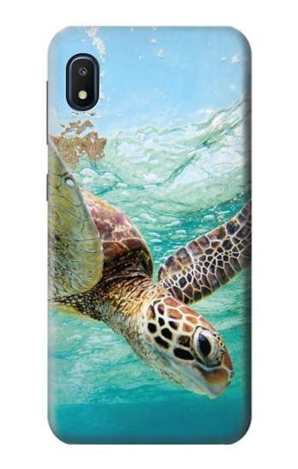S1377 ウミガメ Ocean Sea Turtle Samsung Galaxy A10e バックケース、フリップケース・カバー