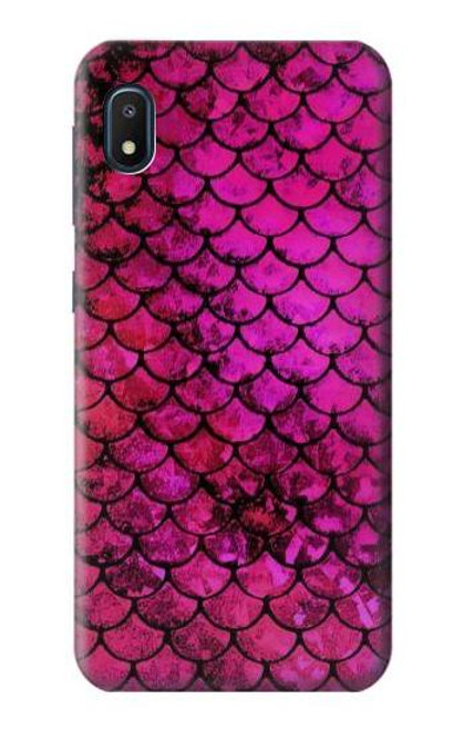 S3051 ピンク人魚のスケール Pink Mermaid Fish Scale Samsung Galaxy A10e バックケース、フリップケース・カバー