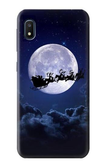 S3508 クリスマスサンタ Xmas Santa Moon Samsung Galaxy A10e バックケース、フリップケース・カバー