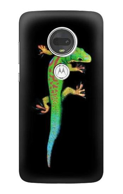 S0125 緑ヤモリ Green Madagascan Gecko Motorola Moto G7, Moto G7 Plus バックケース、フリップケース・カバー