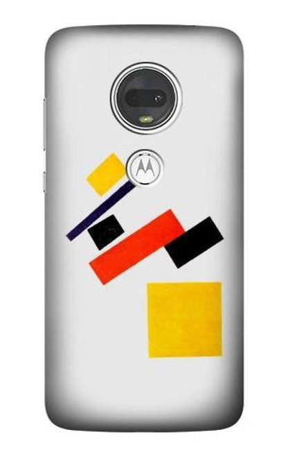 S1958 マレーヴィッチ・スーパーマレーミズム Malevich Suprematism Motorola Moto G7, Moto G7 Plus バックケース、フリップケース・カバー