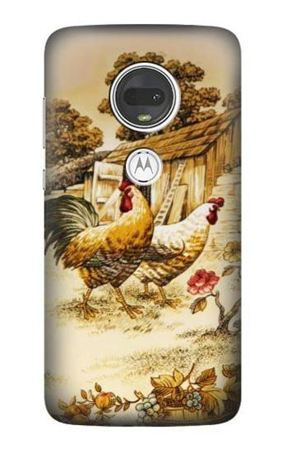 S2181 フレンチカントリーチキン French Country Chicken Motorola Moto G7, Moto G7 Plus バックケース、フリップケース・カバー