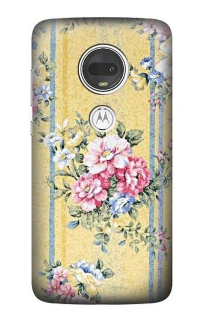S2229 ビンテージの花 Vintage Flowers Motorola Moto G7, Moto G7 Plus バックケース、フリップケース・カバー