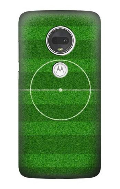 S2322 サッカー場 Football Soccer Field Motorola Moto G7, Moto G7 Plus バックケース、フリップケース・カバー