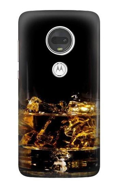 S2742 アイスウイスキーグラス Ice Whiskey Whisky Glass Motorola Moto G7, Moto G7 Plus バックケース、フリップケース・カバー