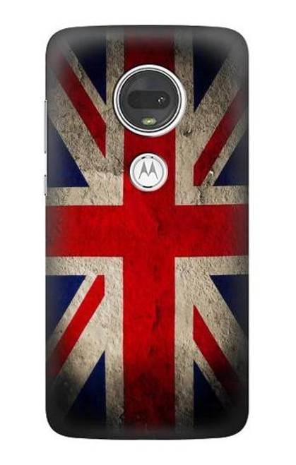 S2894 ヴィンテージイギリス旗 Vintage British Flag Motorola Moto G7, Moto G7 Plus バックケース、フリップケース・カバー