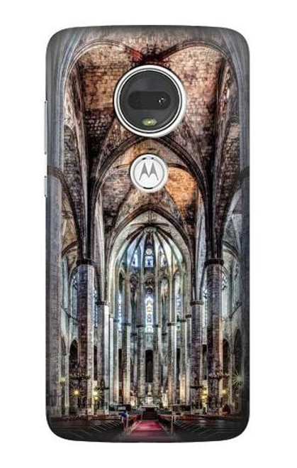 S3210 サンタ・マリア・ダル・マール教会 Santa Maria Del Mar Cathedral Motorola Moto G7, Moto G7 Plus バックケース、フリップケース・カバー