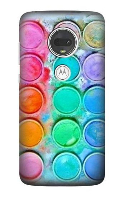 S3235 水彩ミキシング Watercolor Mixing Motorola Moto G7, Moto G7 Plus バックケース、フリップケース・カバー