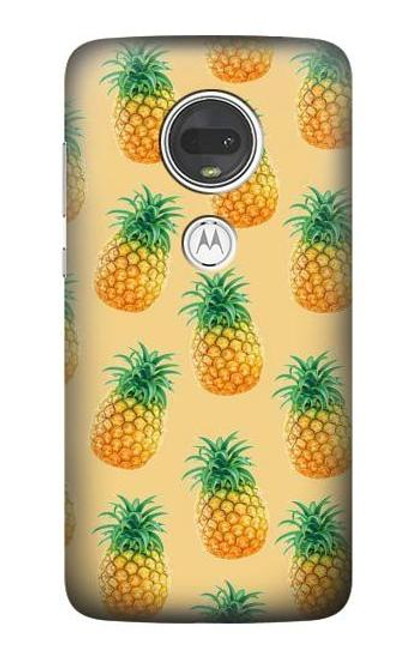 S3258 パイナップル柄 Pineapple Pattern Motorola Moto G7, Moto G7 Plus バックケース、フリップケース・カバー