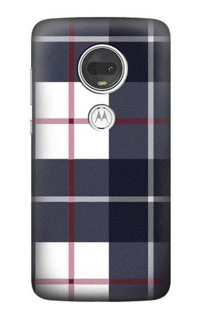 S3452 チェック柄 Plaid Fabric Pattern Motorola Moto G7, Moto G7 Plus バックケース、フリップケース・カバー