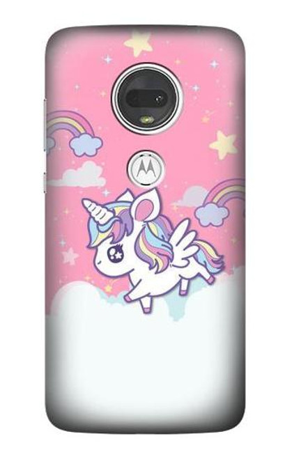 S3518 ユニコーン漫画 Unicorn Cartoon Motorola Moto G7, Moto G7 Plus バックケース、フリップケース・カバー
