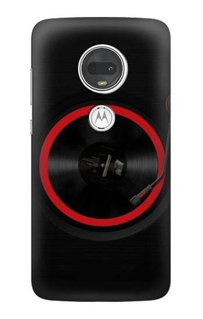 S3531 スピニングレコードプレーヤー Spinning Record Player Motorola Moto G7, Moto G7 Plus バックケース、フリップケース・カバー