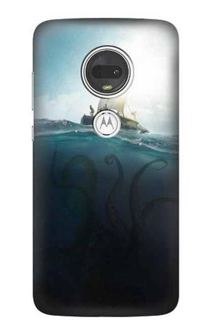 S3540 巨大なタコ Giant Octopus Motorola Moto G7, Moto G7 Plus バックケース、フリップケース・カバー