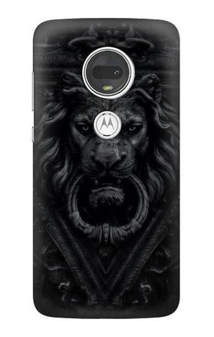S3619 ダークゴシックライオン Dark Gothic Lion Motorola Moto G7, Moto G7 Plus バックケース、フリップケース・カバー