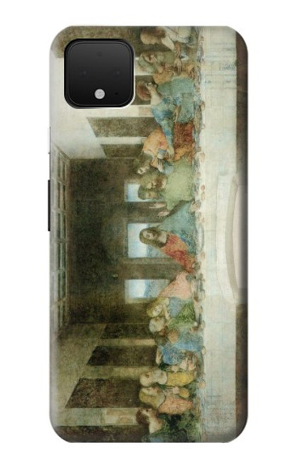 S0173 レオナルドダヴィンチ最後の晩餐 Leonardo DaVinci The Last Supper Google Pixel 4 バックケース、フリップケース・カバー