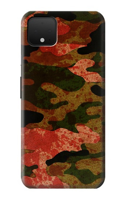 S3393 カモフラージュ 血液 Camouflage Blood Splatter Google Pixel 4 バックケース、フリップケース・カバー