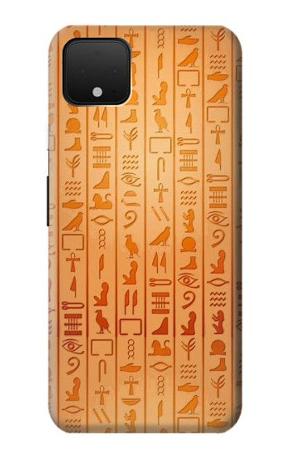 S3440 エジプトの象形文字 Egyptian Hieroglyphs Google Pixel 4 バックケース、フリップケース・カバー